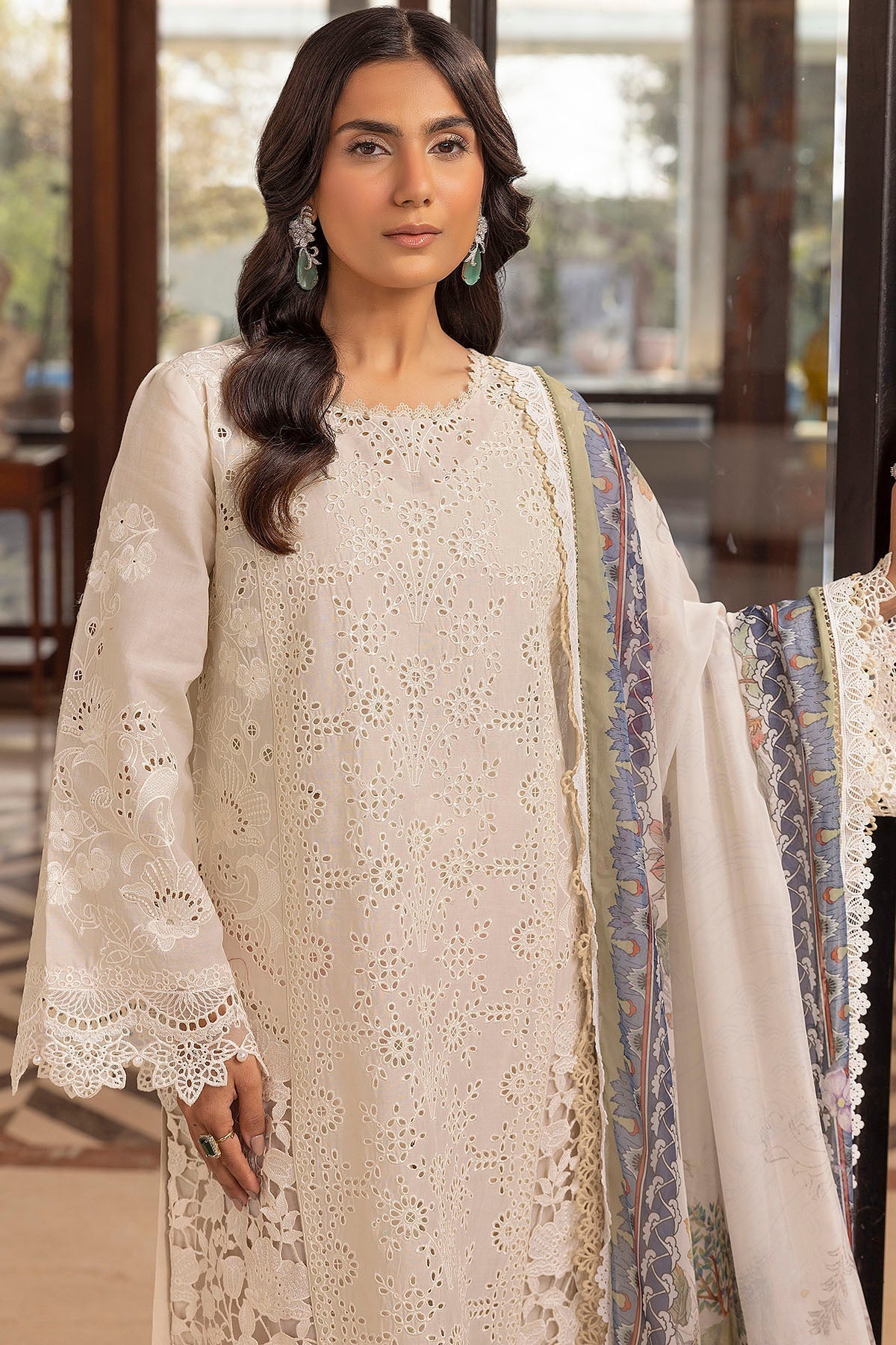 Motifz | Premium Lawn 25 | 5324-SIDONIE - House Of Hania