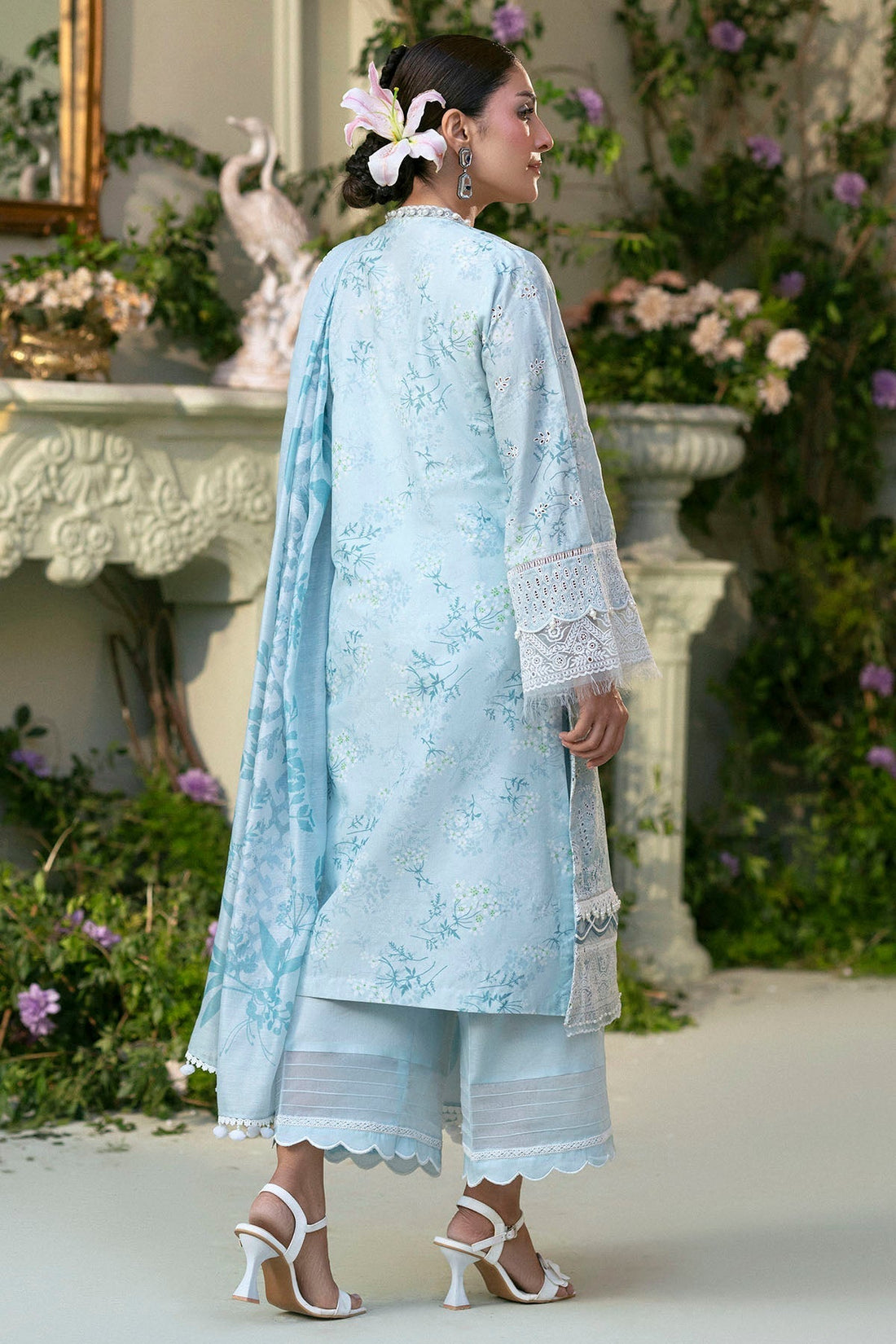 Motifz | Premium Lawn 25 | 5425-LAVENDER - House Of Hania