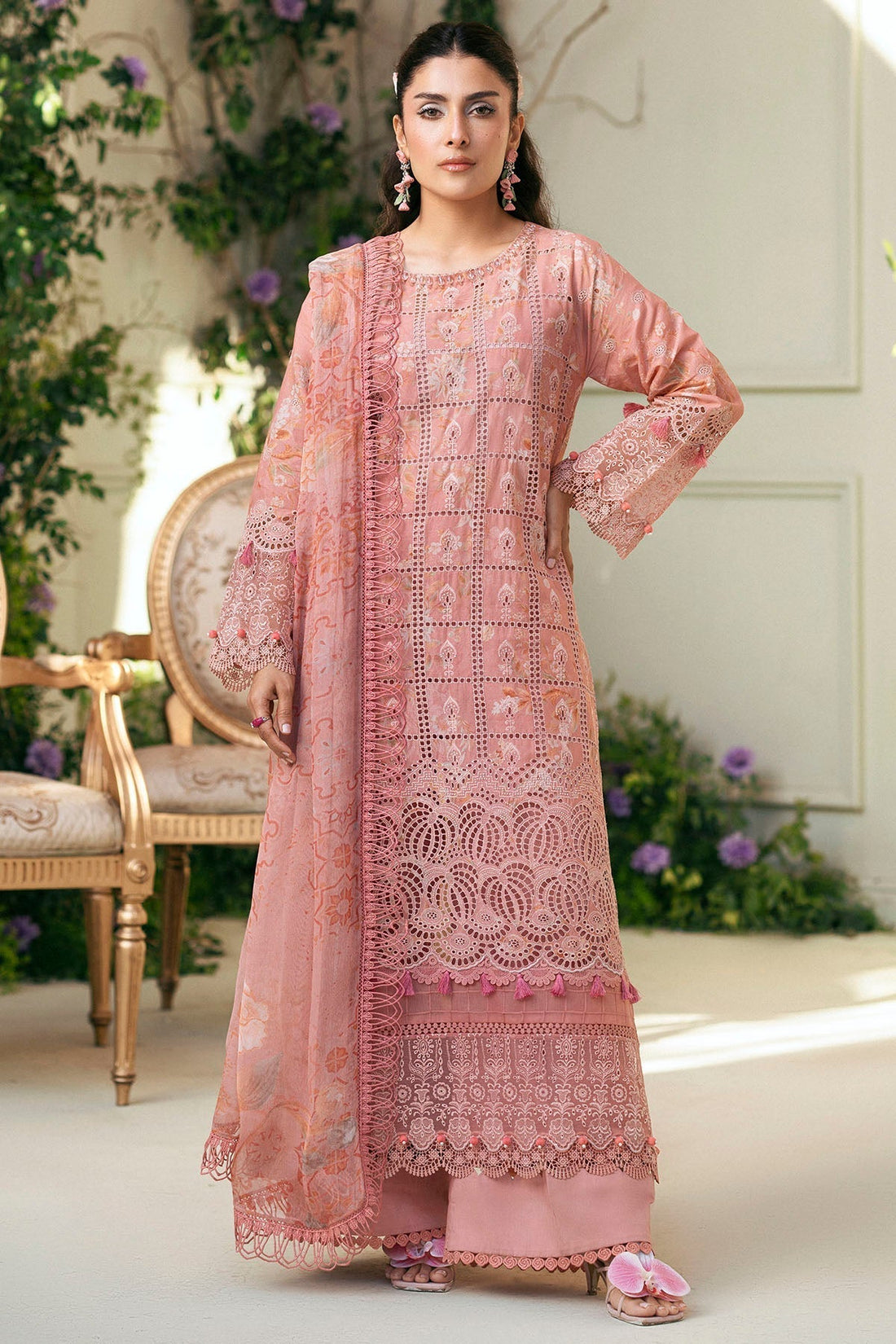 Motifz | Premium Lawn 25 | 5427-LOTUS - House Of Hania