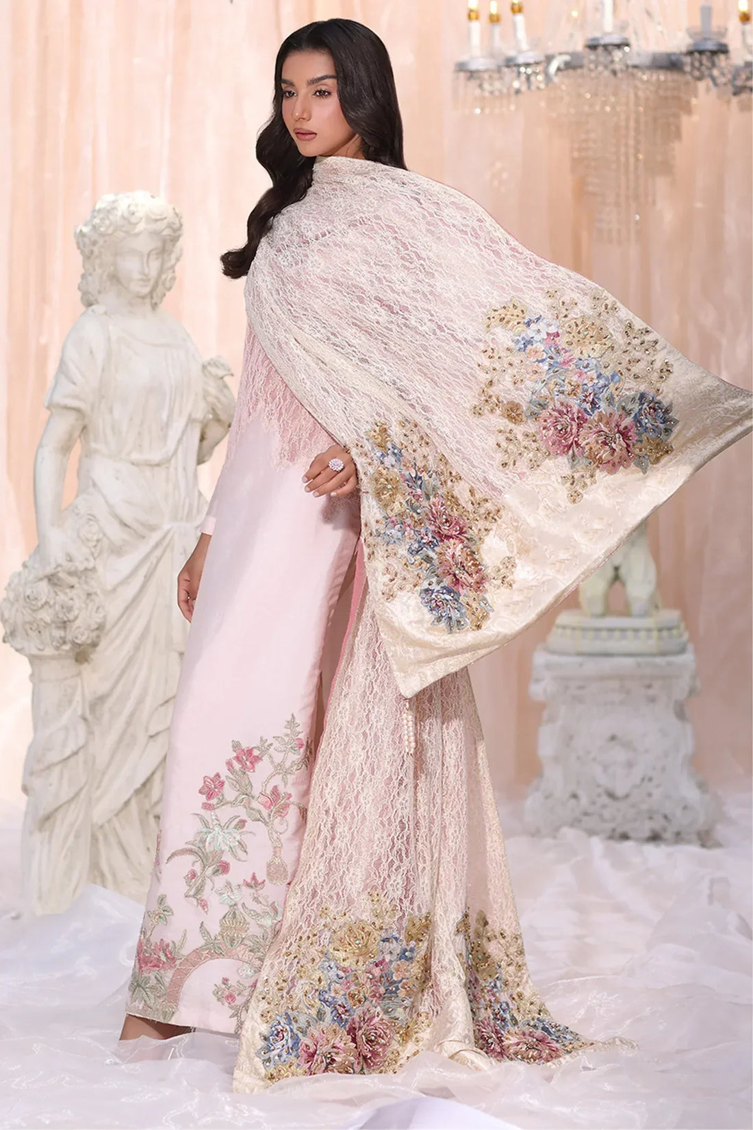 Musferah saad | The Serenade | Champagne Blush - House Of Hania