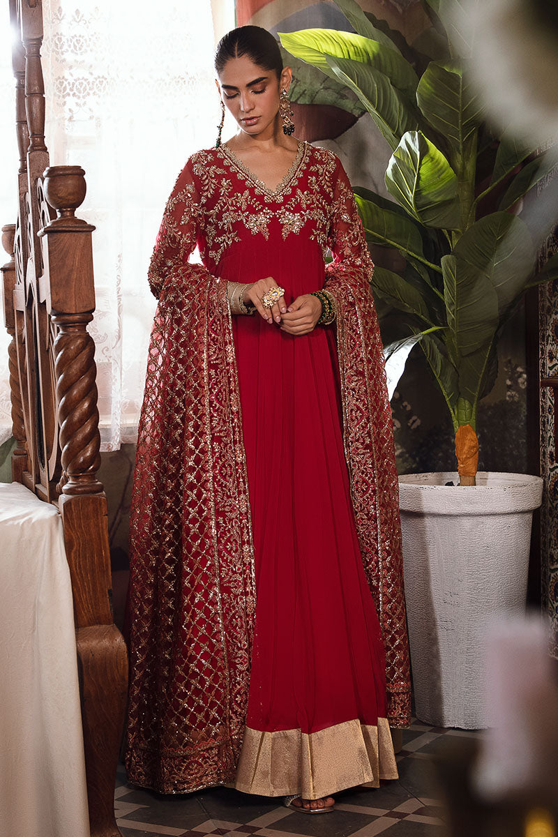 Mushq | Irha Kalidaar Chiffon Pret | MALIAH - House Of Hania