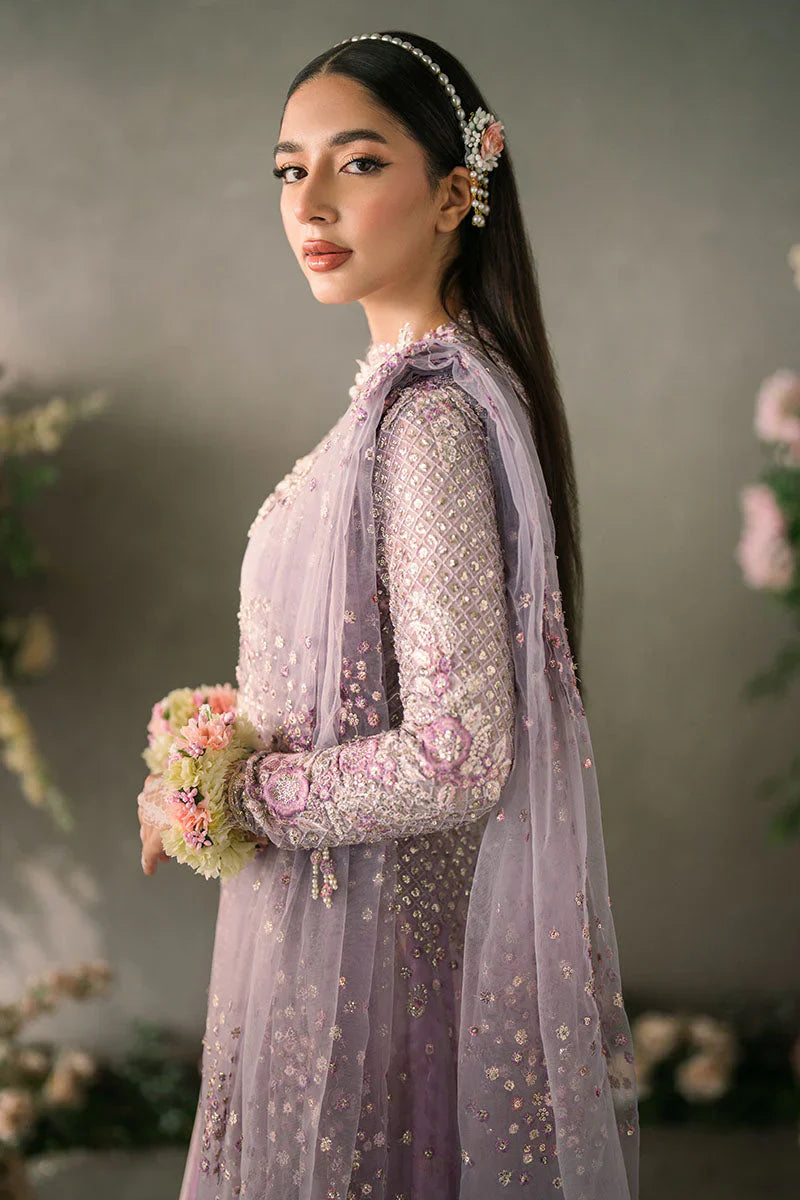 Mushq Mastani Evening Embroidered Chiffon 3Pc Suit MCH-01 ALYANA - House Of Hania