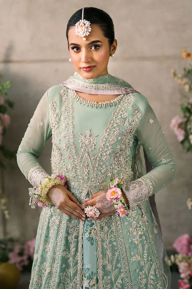 Mushq Mastani Evening Embroidered Chiffon 3Pc Suit MCH-02 FAIZA - House Of Hania