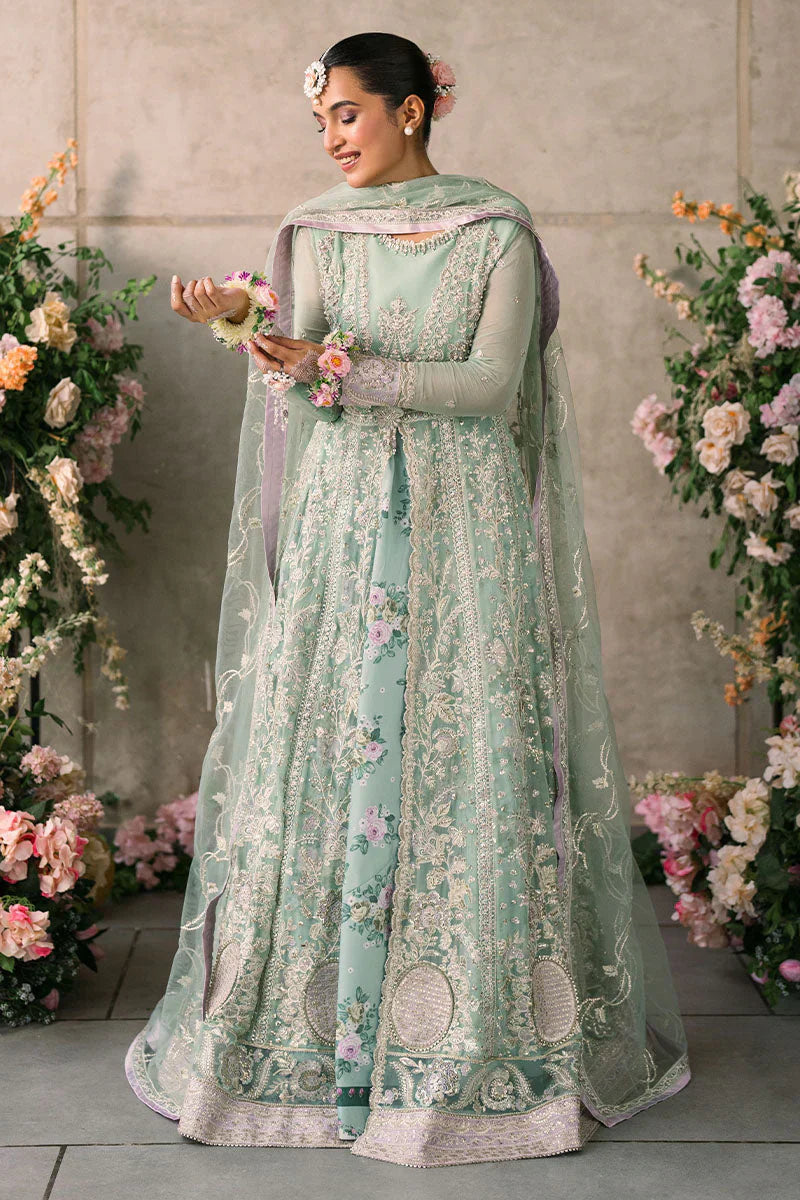 Mushq Mastani Evening Embroidered Chiffon 3Pc Suit MCH-02 FAIZA - House Of Hania