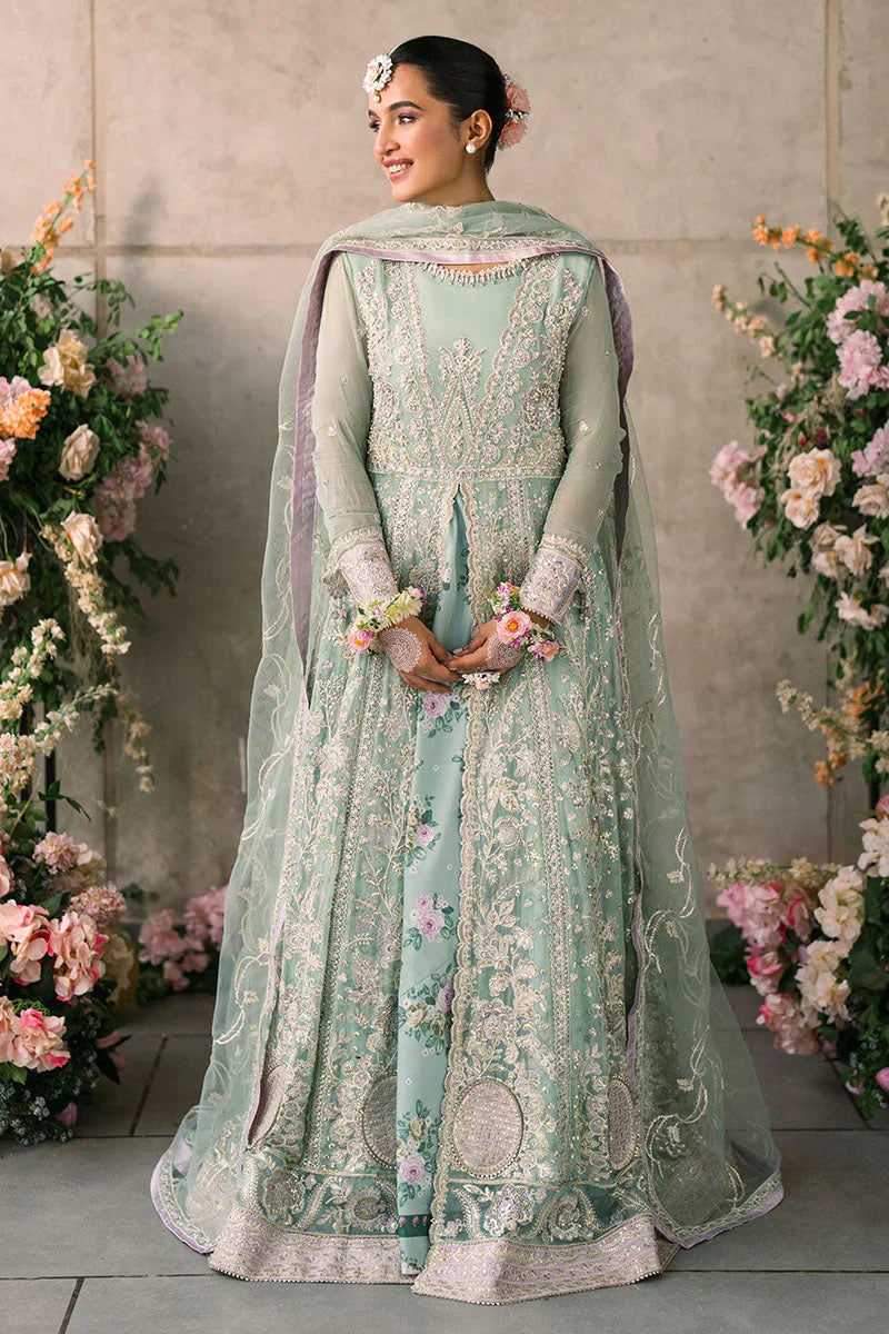 Mushq Mastani Evening Embroidered Chiffon 3Pc Suit MCH-02 FAIZA - House Of Hania