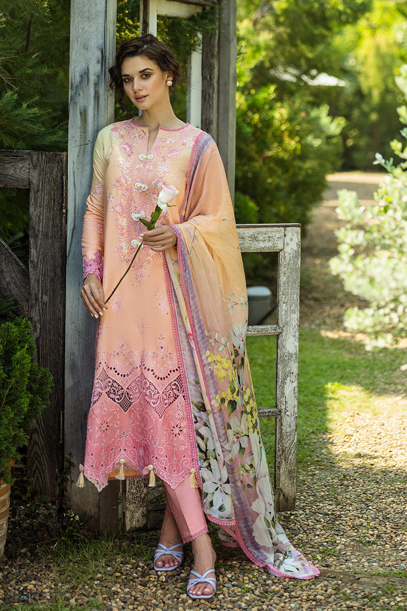 Mushq | Solace Ombre Chikankari | Risate - House Of Hania