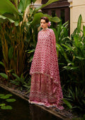 Mushq Stardust Embroidered Net 3Pc Suit MN23-07 Cupid - House Of Hania