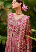 Mushq Stardust Embroidered Net 3Pc Suit MN23-07 Cupid - House Of Hania