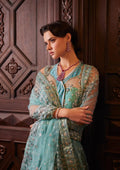 Mushq Stardust Embroidered Net Unstitched 3Pc Suit MN23-03 Astrum - House Of Hania