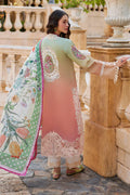 Mushq Te Amo Embroidered Law 3Pc Suit MSL-2413 Venice Verve - House Of Hania
