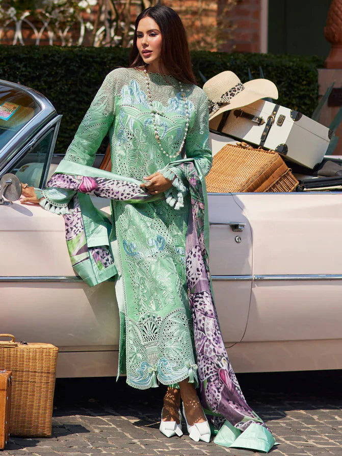 Mushq Te Amo Embroidered Lawn 3Pc Suit MSL-2403 Piazza Panache - House Of Hania