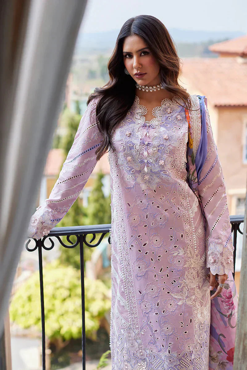 Mushq Te Amo Embroidered Lawn 3Pc Suit MSL-2404 Tuscany Temptation - House Of Hania