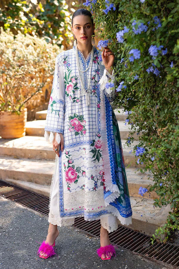 Mushq Te Amo Embroidered Lawn 3Pc Suit MSL-2407 Bella Belleza - House Of Hania