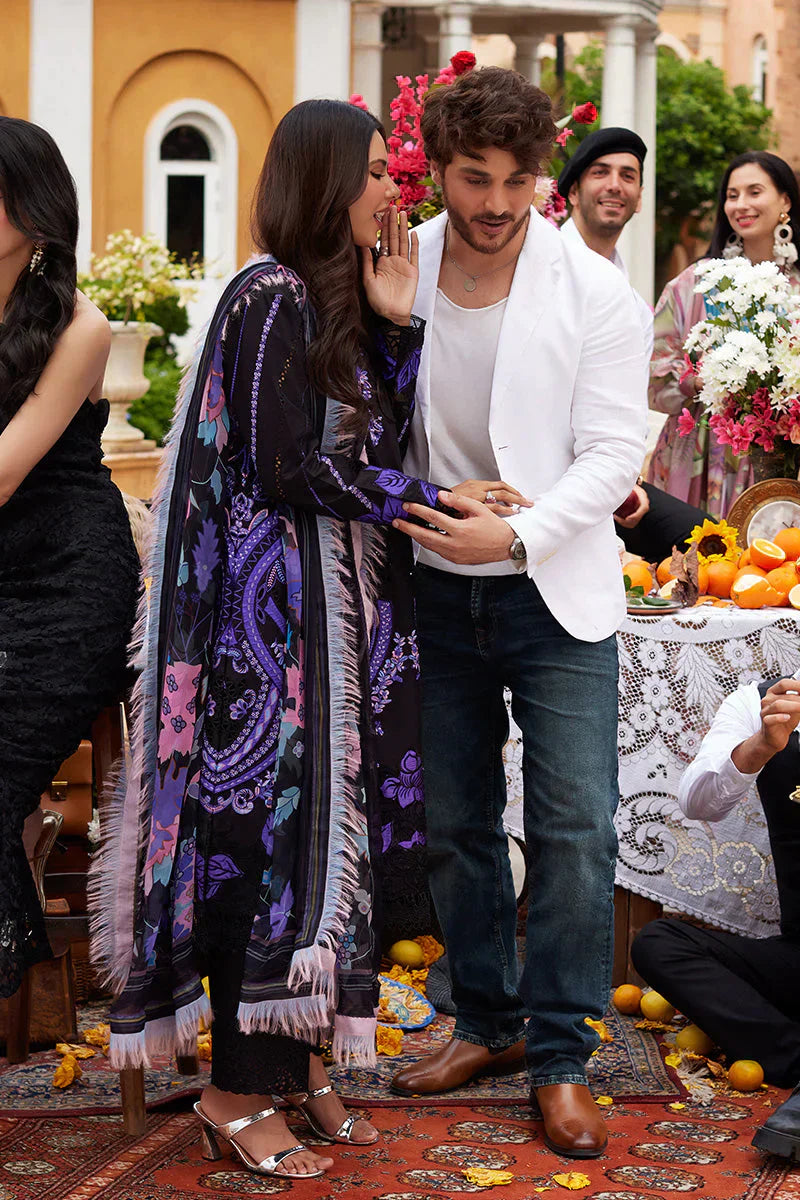 Mushq Te Amo Embroidered Lawn 3Pc Suit MSL-2410 Sardinia Splendor - House Of Hania