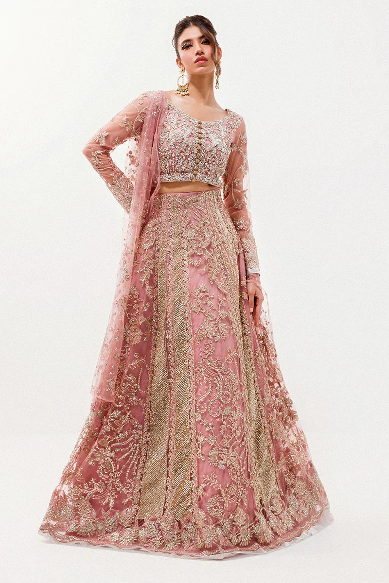 NEW MUSHQ | LUSTER LEHNGA CHOLI - House Of Hania