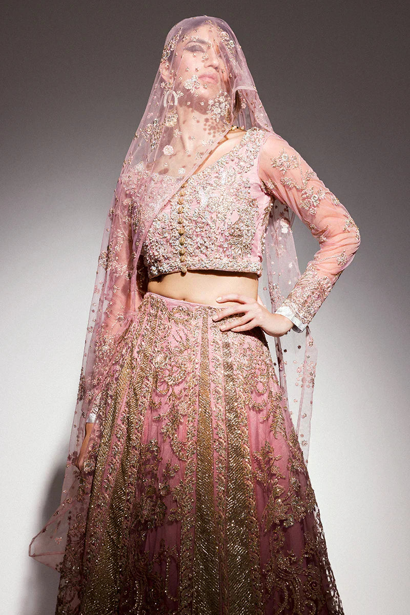 NEW MUSHQ | LUSTER LEHNGA CHOLI - House Of Hania