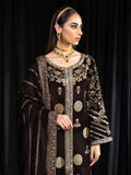 NUREH Maya Embroidered 3Pc Suit NS-103 MOORE - House Of Hania