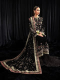 NUREH Maya Embroidered Velvet 3Pc Suit NS-104 KIYARA - House Of Hania