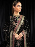 NUREH Maya Embroidered Velvet 3Pc Suit NS-104 KIYARA - House Of Hania