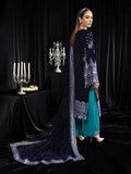 NUREH Maya Embroidered Velvet 3Pc Suit NS-105 SAFEENA - House Of Hania