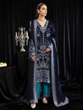 NUREH Maya Embroidered Velvet 3Pc Suit NS-105 SAFEENA - House Of Hania