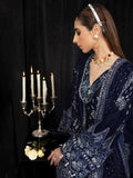 NUREH Maya Embroidered Velvet 3Pc Suit NS-105 SAFEENA - House Of Hania