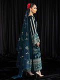 NUREH Maya Embroidered Velvet 3Pc Suit NS-107 LEHAR - House Of Hania