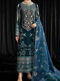 NUREH Maya Embroidered Velvet 3Pc Suit NS-107 LEHAR - House Of Hania