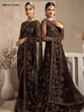 Naqsh by Zarif  Festive Formal 3 Piece Suit ZRN-01 SIYAH - House Of Hania