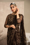 Naqsh by Zarif  Festive Formal 3 Piece Suit ZRN-01 SIYAH - House Of Hania