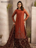 Naqsh by Zarif  Festive Formal 3 Piece Suit ZRN-02 AMARAH - House Of Hania