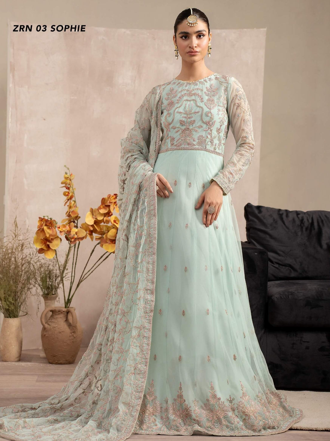 Naqsh by Zarif Festive Formal 3 Piece Suit ZRN-03 SOPHIE - House Of Hania
