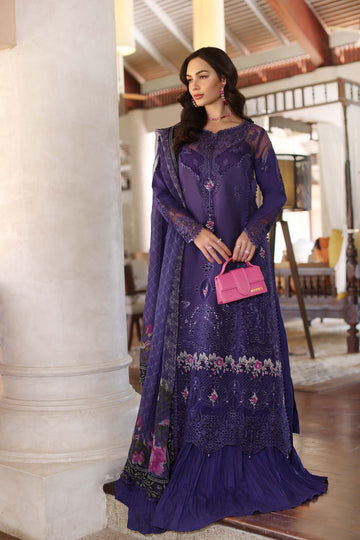 Noor by Saadia Asad | Eid Luxury Laserkari 25 | D4-B - House Of Hania