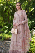 Noor by Saadia Asad | Luxury Chikankari Lawn24 | D3-A Mink Schifli - House Of Hania