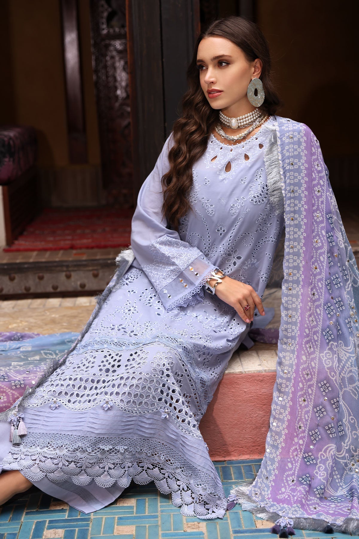 Nureh | Bazaar Lawn 25 | NE-108 - House Of Hania