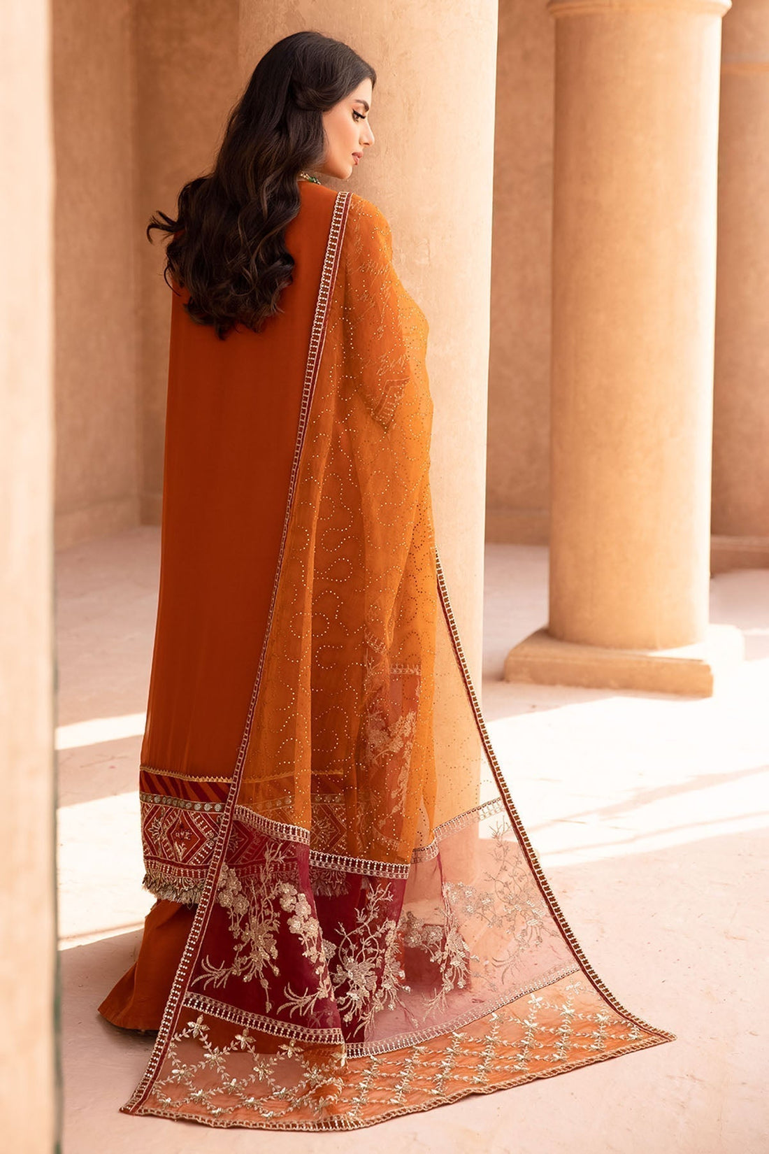 Nureh | Embroidered Luxury Chiffon | NEL-22 - House Of Hania