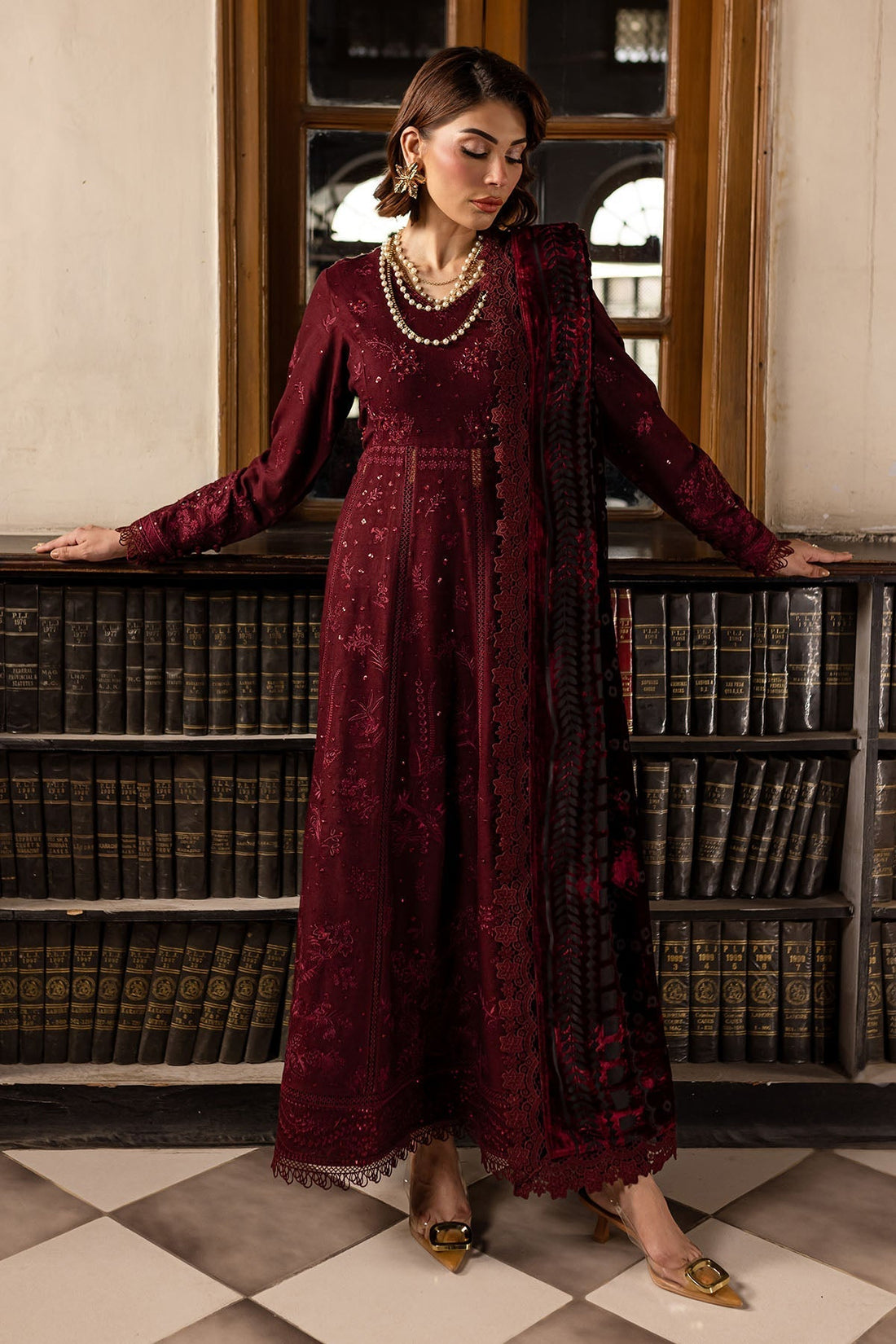 Nureh | Exclusive Shawls |  NE-121 - House Of Hania