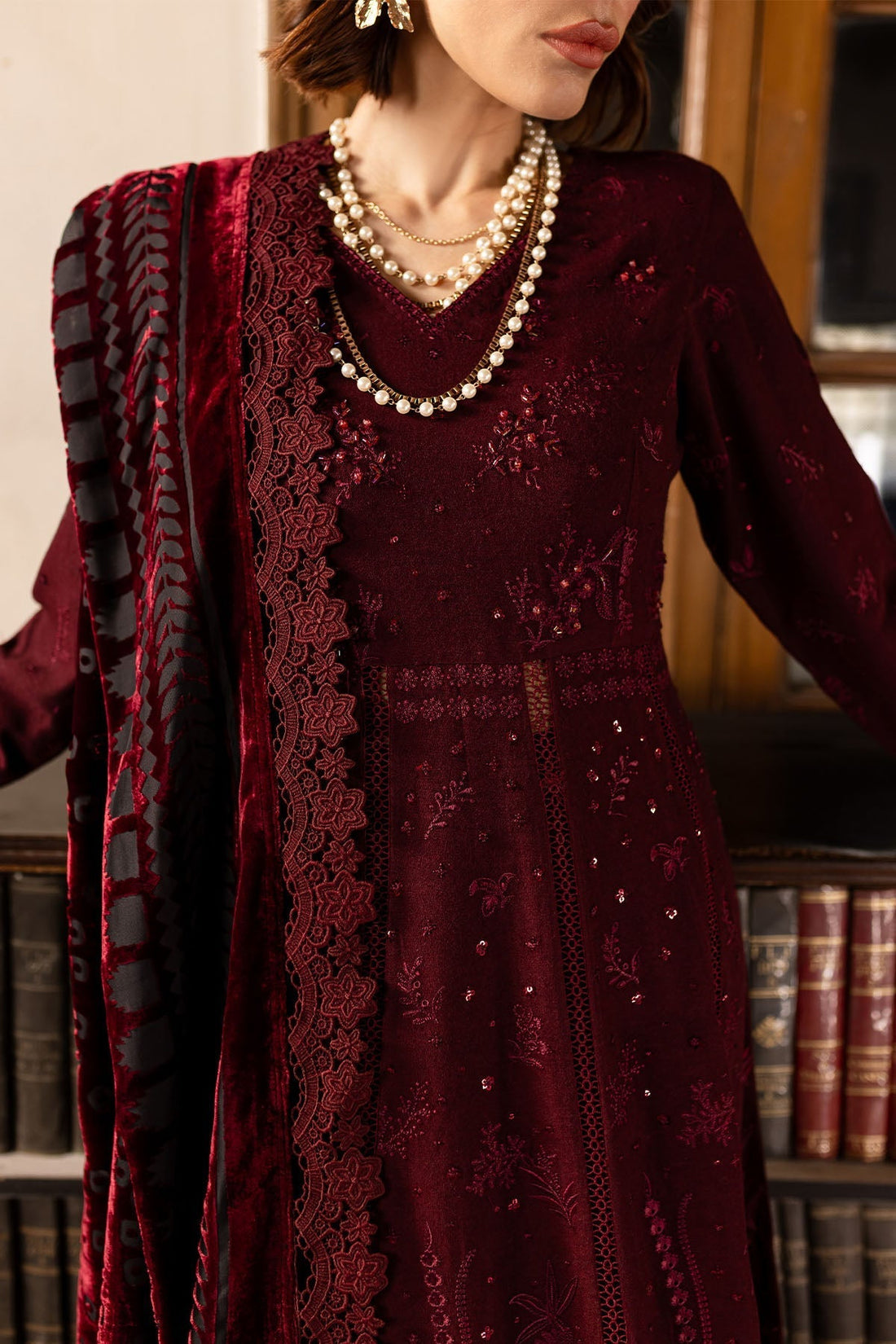 Nureh | Exclusive Shawls |  NE-121 - House Of Hania