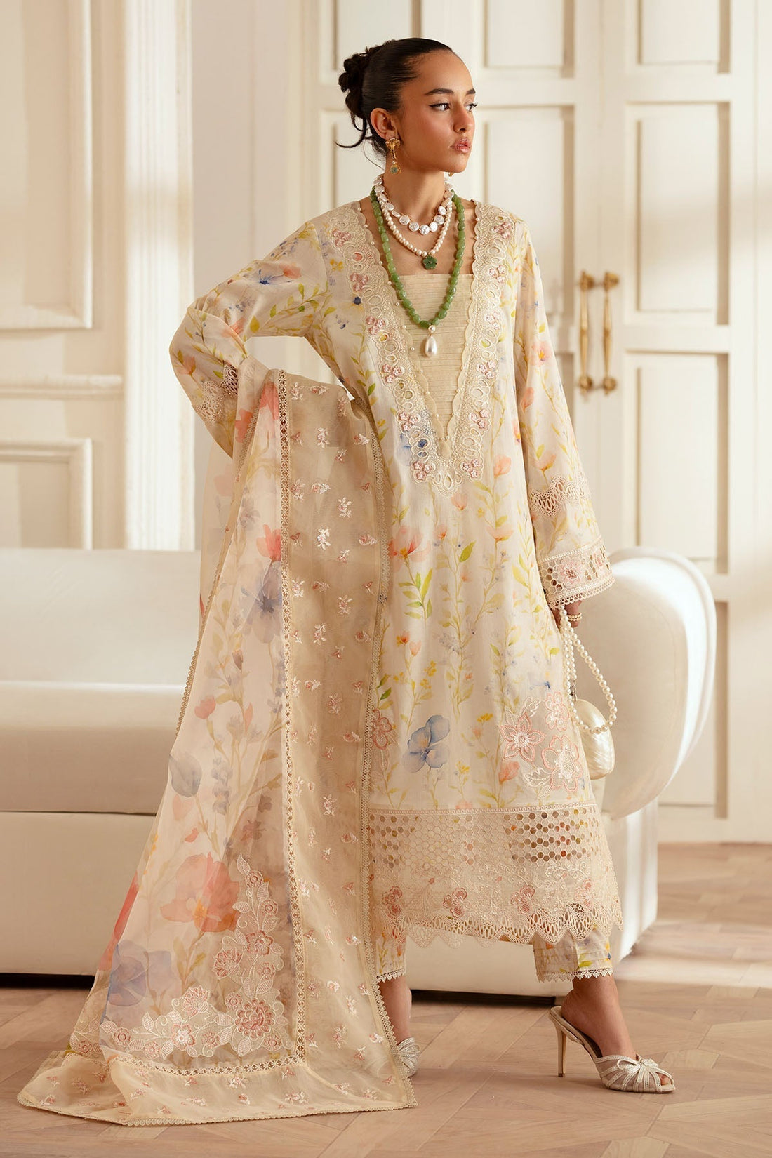 Nureh | Feya Eid Lawn | FE-02 - House Of Hania