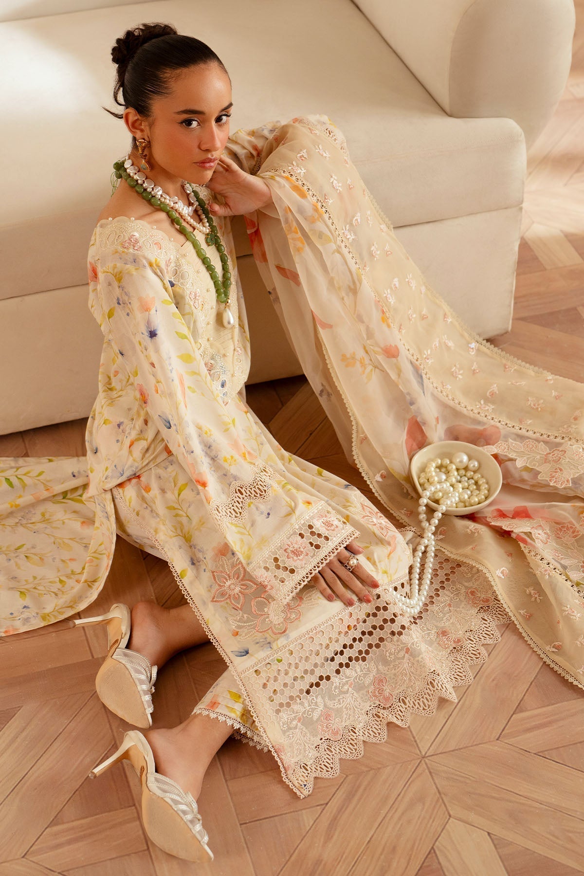 Nureh | Feya Eid Lawn | FE-02 - House Of Hania