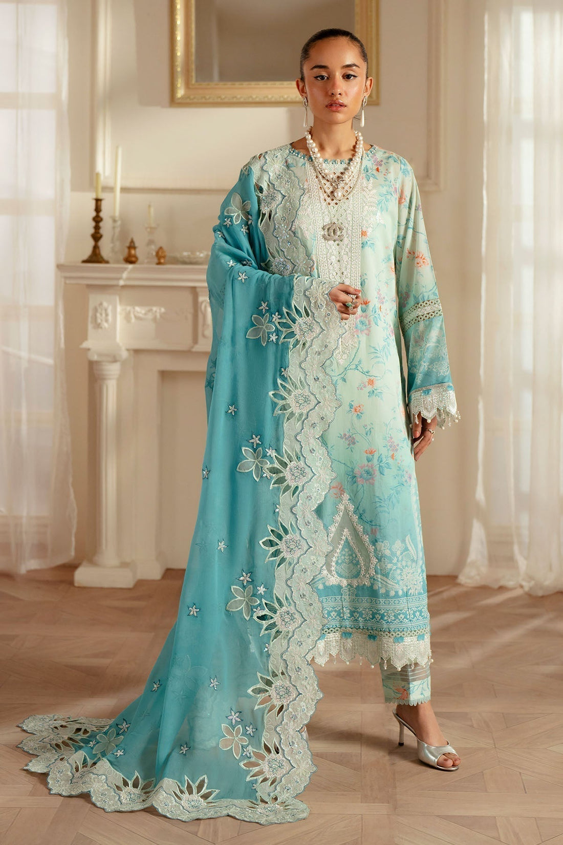 Nureh | Feya Eid Lawn | FE-06 - House Of Hania