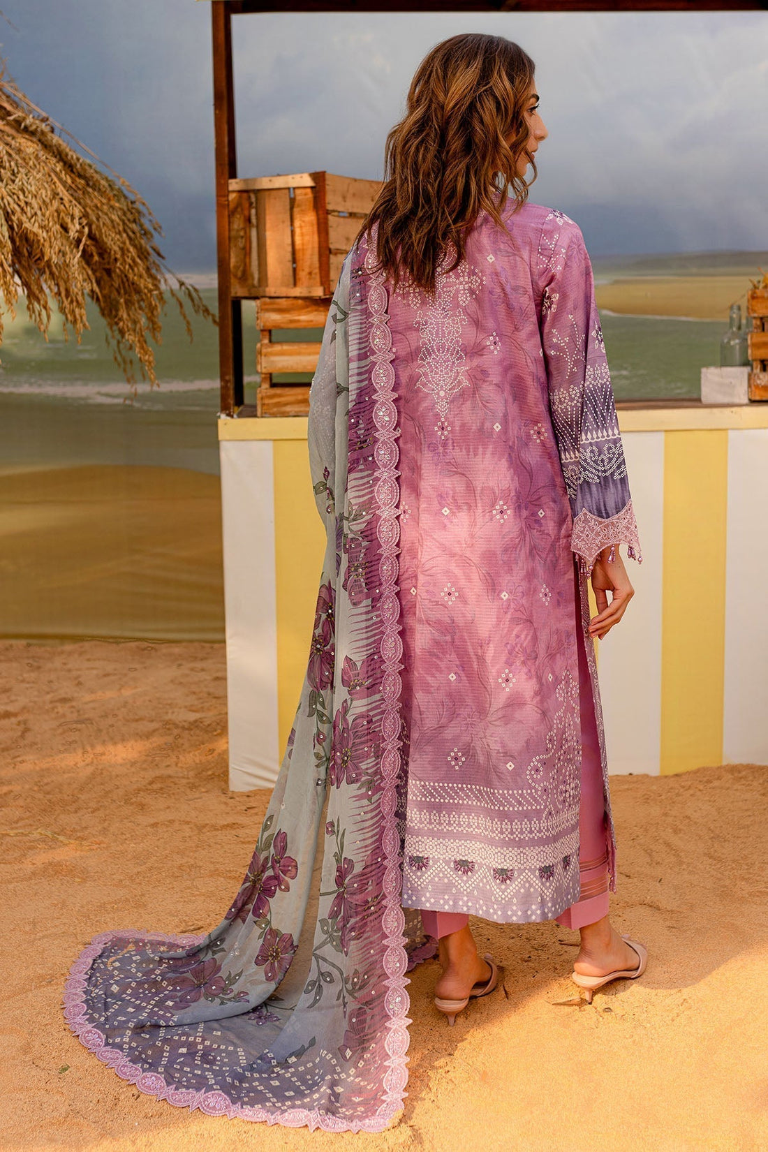 Nureh | Gardenia Lawn 25 | NSG-180 - House Of Hania