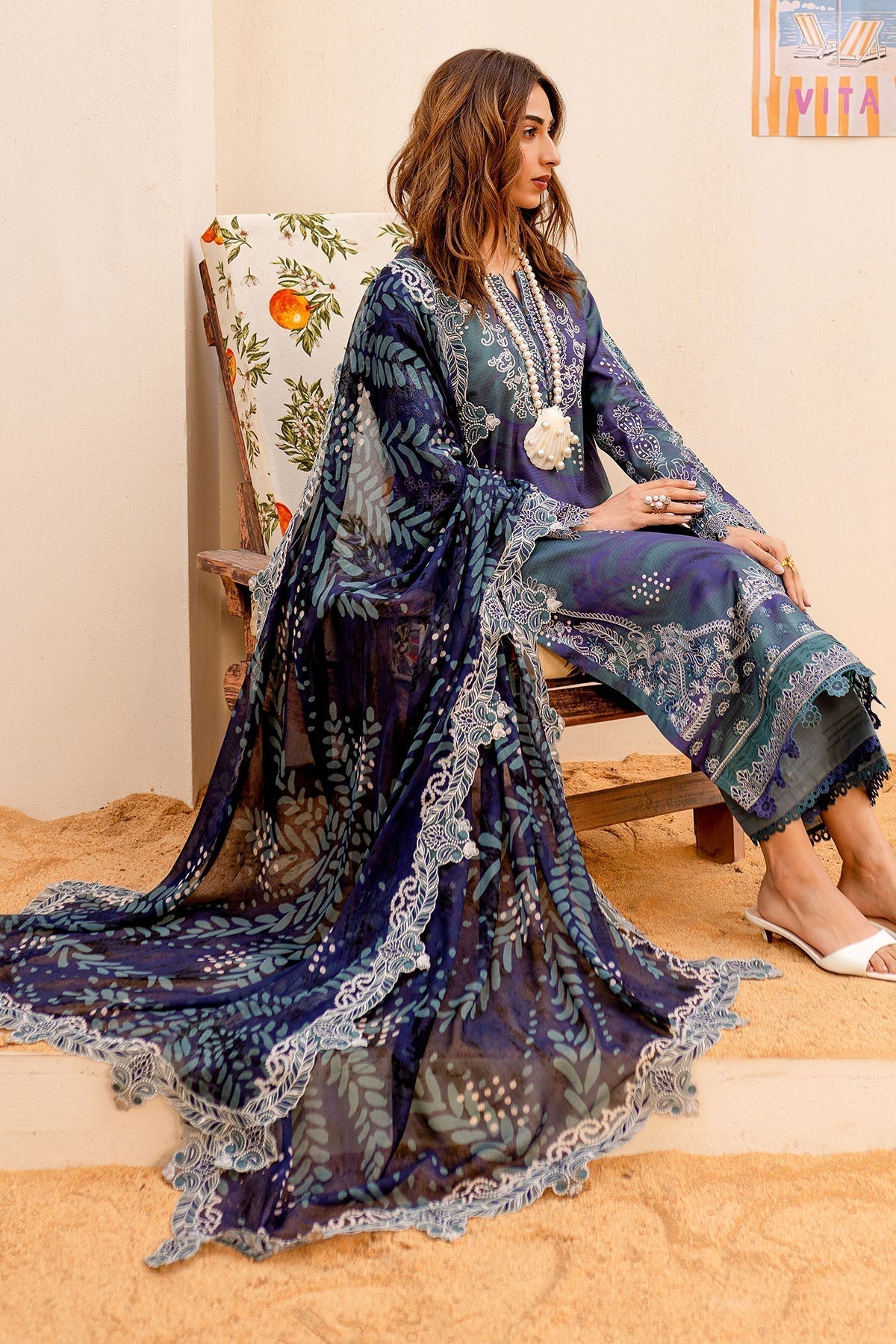 Nureh | Gardenia Lawn 25 | NSG-186 - House Of Hania