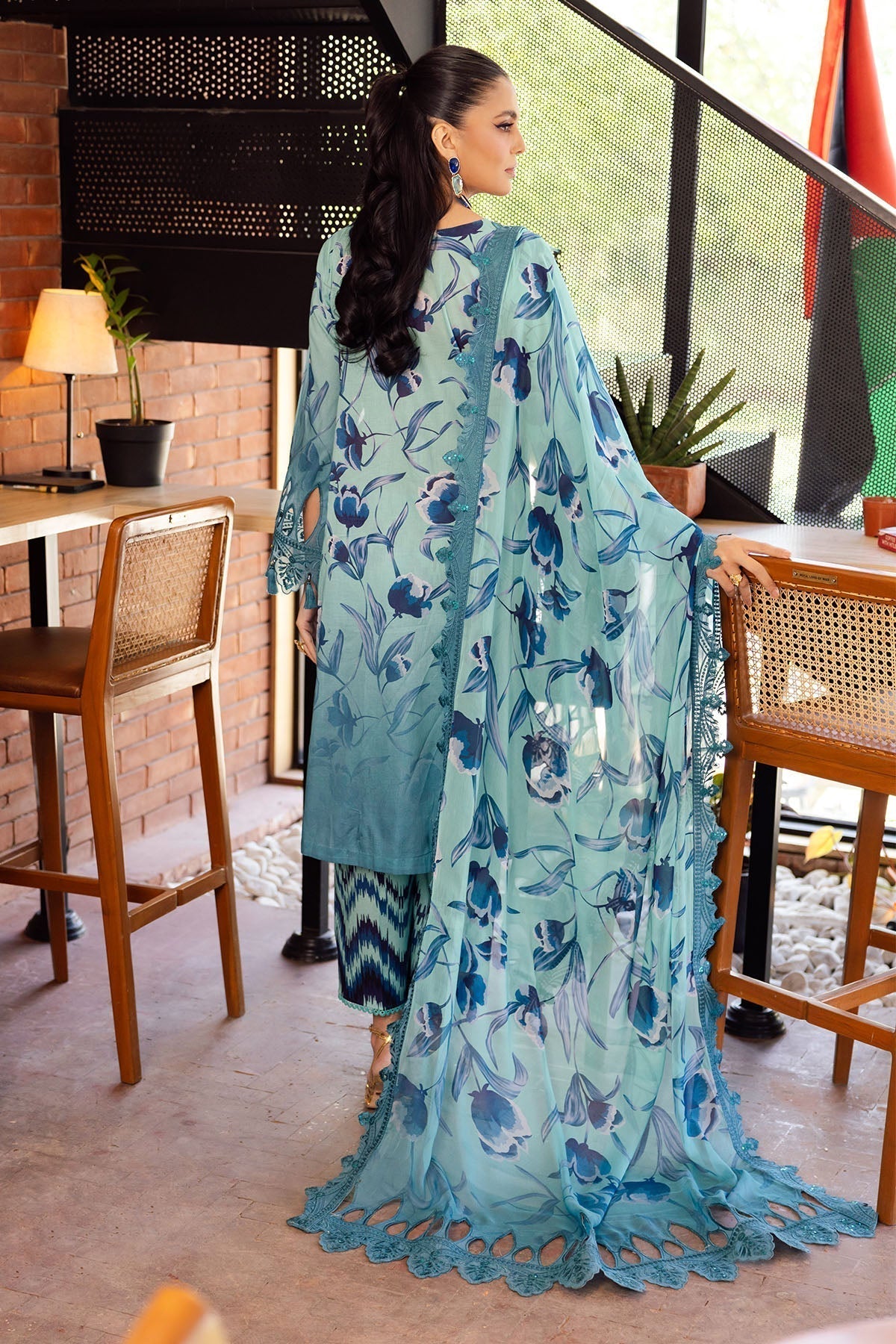 Nureh | Glam Girl Lawn | GL-08 - House Of Hania