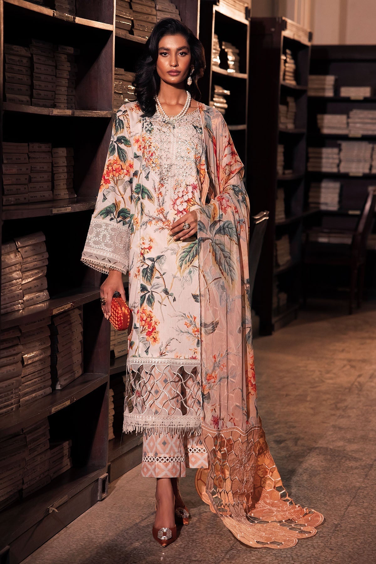 Nureh | Glam Girl Lawn | GL-13 - House Of Hania