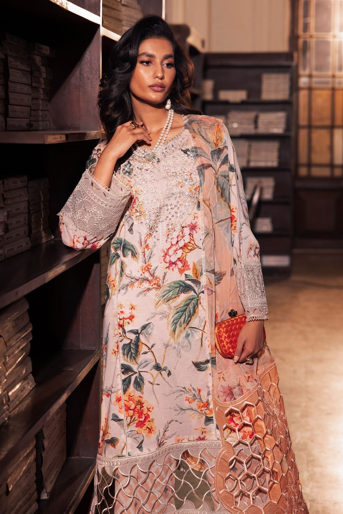 Nureh | Glam Girl Lawn | GL-13 - House Of Hania