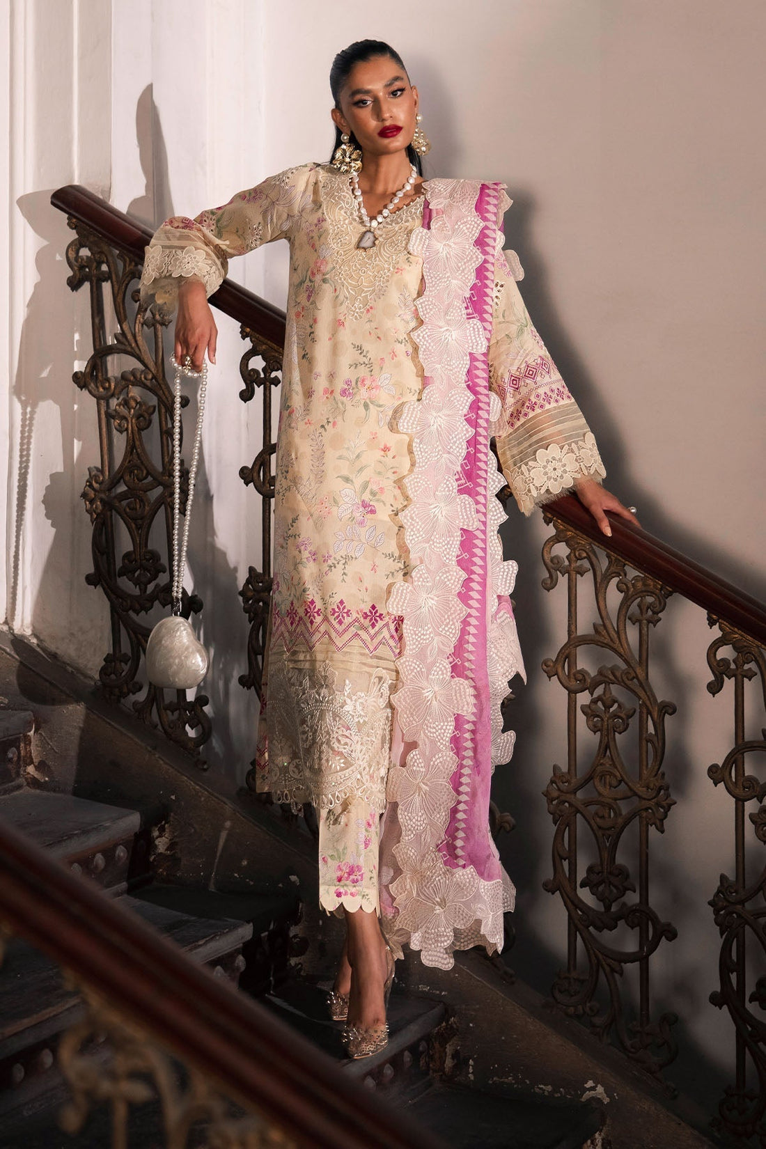 Nureh | Glam Girl Lawn | GL-14 - House Of Hania