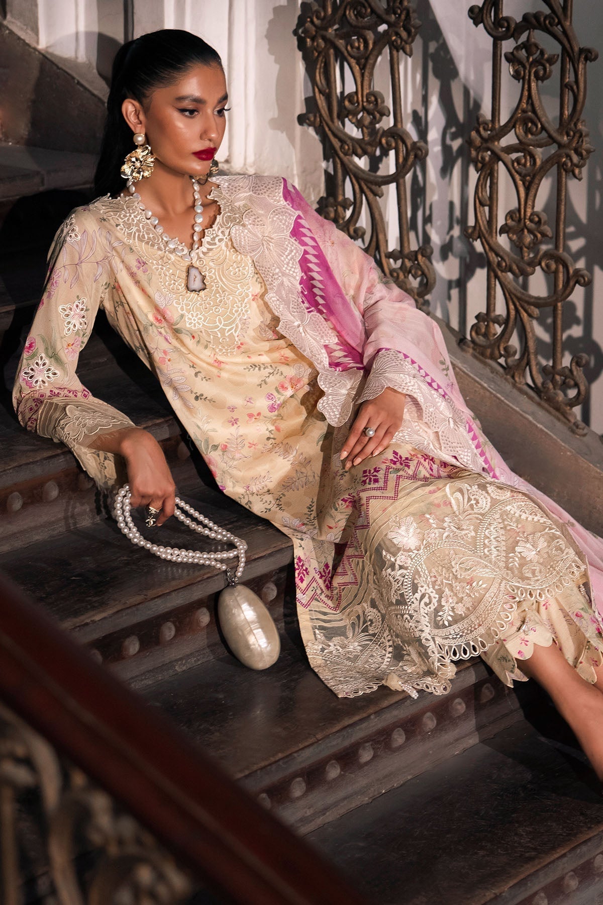 Nureh | Glam Girl Lawn | GL-14 - House Of Hania