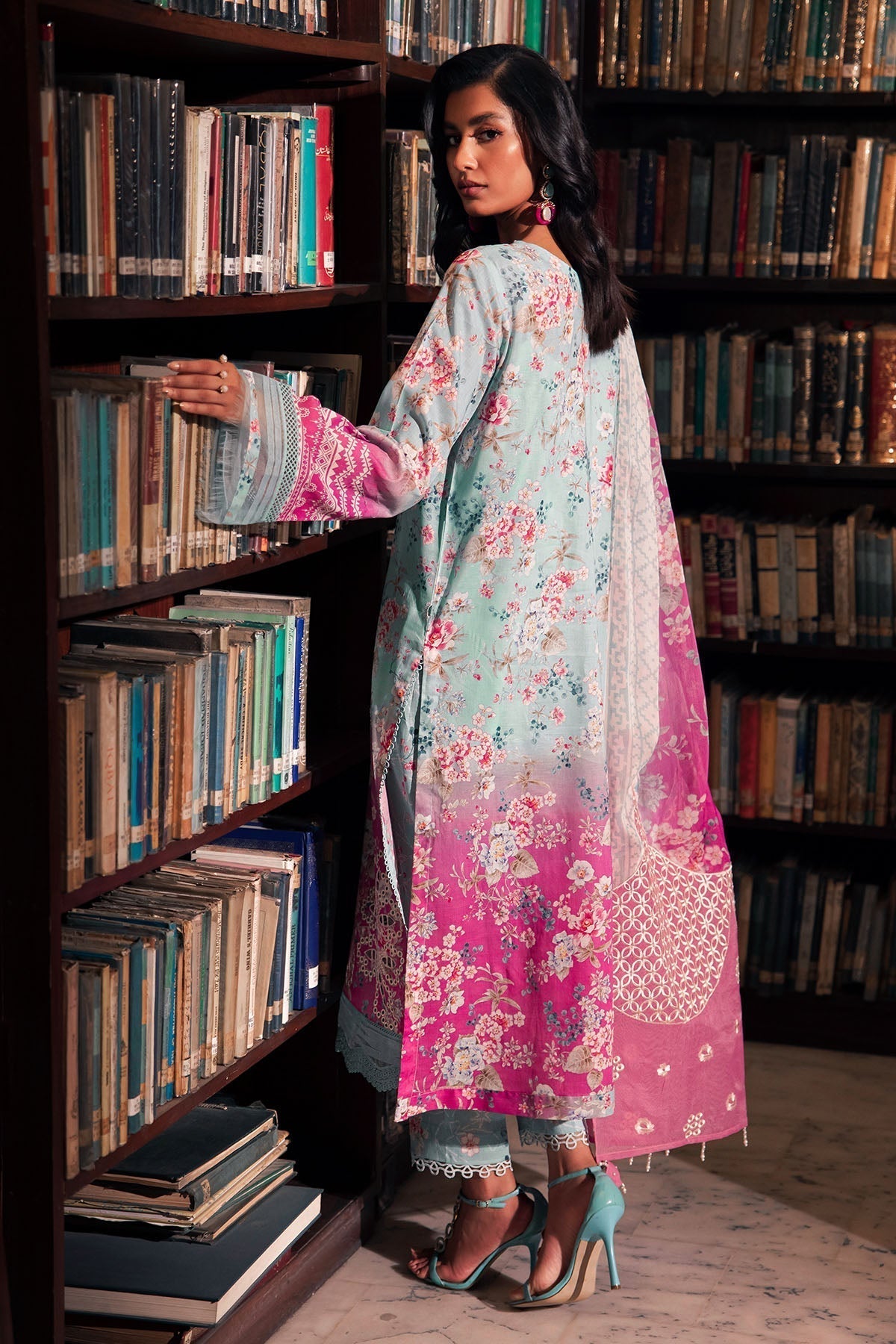 Nureh | Glam Girl Lawn | GL-16 - House Of Hania