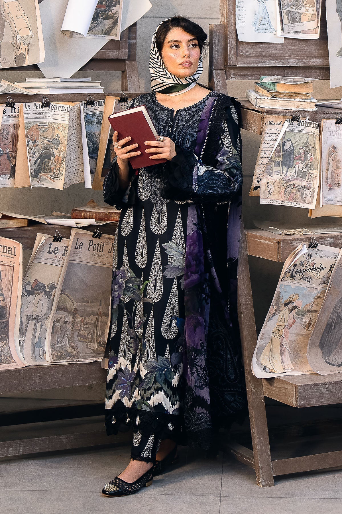 Nureh | Glam Girl Lawn | GL-19 - House Of Hania